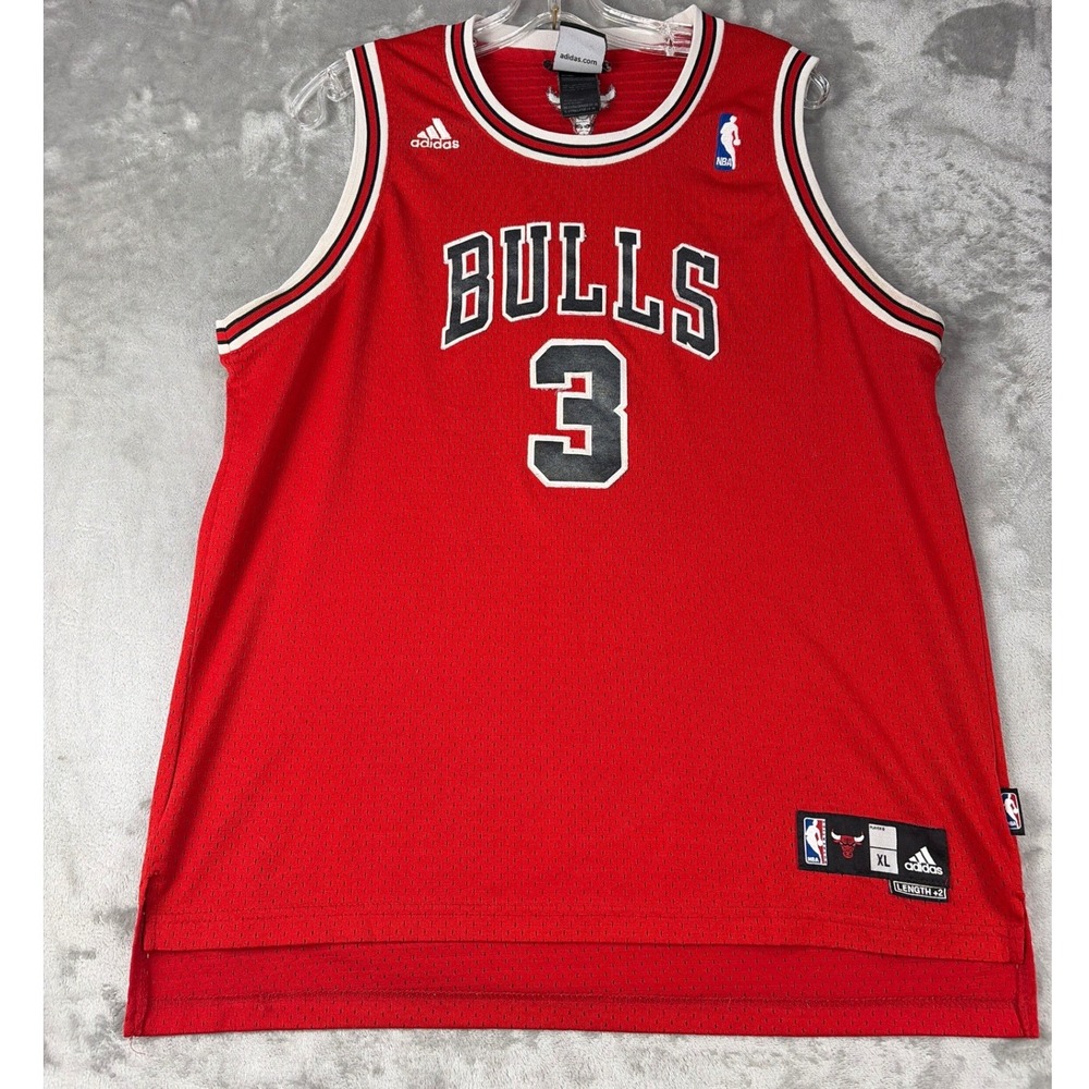 Adidas Chicago Bulls Ben Wallaceβ 3 Jersey Youth XL Red NBA Basketball Mesh Top